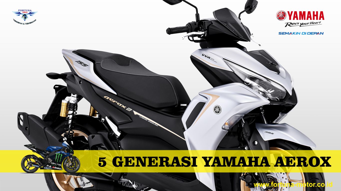 Yamaha Aerox Sejarah 5 Genersi Sejak Tahun 1997 Hingga 2021